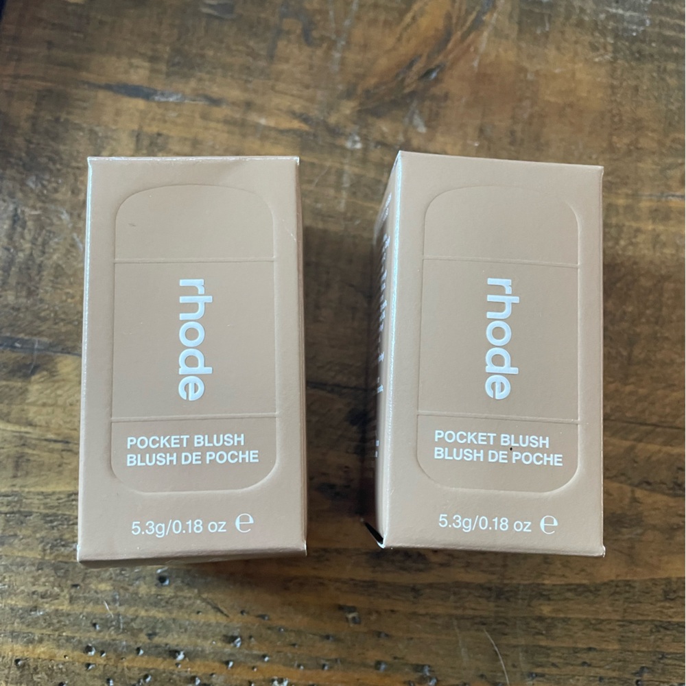 RHODE skin makeup pocket peptide blush lo of 2 spicy marg and juice box NIB